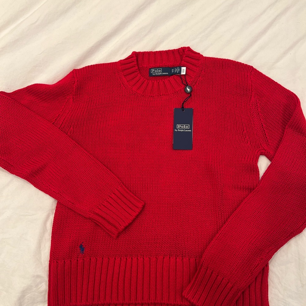 Polo Ralph Lauren
Cotton Shaker-Stitch Sweater